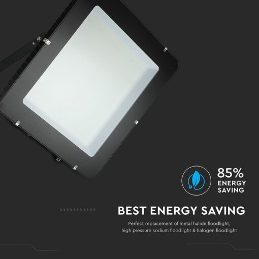 LED Προβολέας 1000W V-TAC PRO Samsung Chip Μαύρος 100° 120000lm Αδιάβροχος IP65 Φυσικό 4000K – 968