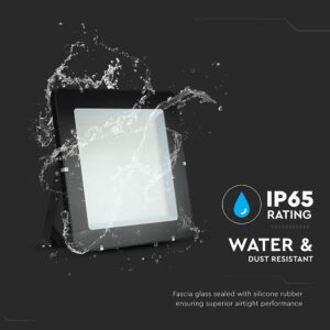 LED Προβολέας 1000W V-TAC PRO Samsung Chip Μαύρος 100° 120000lm Αδιάβροχος IP65 Φυσικό 4000K – 968