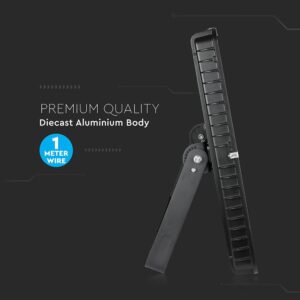 LED Προβολέας 1000W V-TAC PRO Samsung Chip Μαύρος 100° 120000lm Αδιάβροχος IP65 Φυσικό 4000K – 968