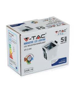 LED Φωτιστικό Χωνευτό COB 4W CRI>90 V-TAC PRO Samsung Chip 12° 320lm Θερμό 2700K – 972