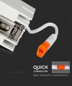 LED Φωτιστικό Χωνευτό COB 4W CRI>90 V-TAC PRO Samsung Chip 12° 320lm Θερμό 2700K – 972