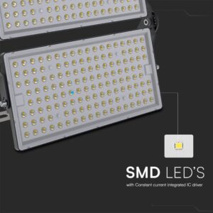 LED Προβολέας 500W V-TAC PRO Samsung Chip Μαύρο 100° 67500lm IP65 Φυσικό 4000K – 23616