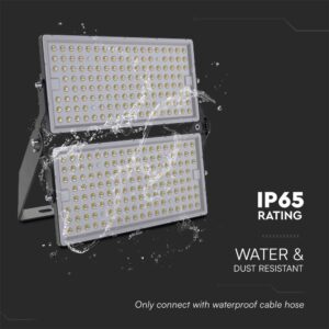 LED Προβολέας 500W V-TAC PRO Samsung Chip Μαύρο 100° 67500lm IP65 Φυσικό 4000K – 23616