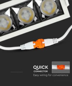 LED Φωτιστικό Χωνευτό 12W CRI>90 V-TAC PRO Samsung Chip 12° 960lm Φυσικό 4000K – 974