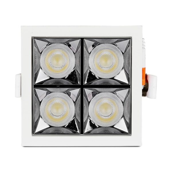 LED Φωτιστικό Χωνευτό 16W CRI>90 V-TAC PRO Samsung Chip 12° 1280lm Ψυχρό 5700K – 976