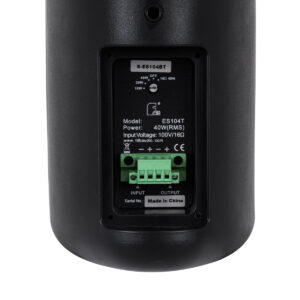 GloboStar® FDB ES104BT 98000 Facilities Speaker – Παθητικό Ηχείο Εγκαταστάσεων Επιτοίχιο με Μετασχηματιστή 100V & 16Ω – 40W RMS (160W Peak) – 1 x 4″ Inches LF & 1 x 0.8″ Inches HF – Αδιάβροχο IP65 – Μαύρο – Μ14.1 x Π17 x Υ23cm – Ζεύγος