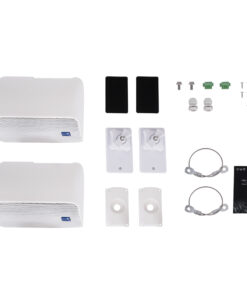 GloboStar® FDB ES104WT 98001 Facilities Speaker – Παθητικό Ηχείο Εγκαταστάσεων Επιτοίχιο με Μετασχηματιστή 100V & 16Ω – 40W RMS (160W Peak) – 1 x 4″ Inches LF & 1 x 0.8″ Inches HF – Αδιάβροχο IP65 – Λευκό – Μ14.1 x Π17 x Υ23cm – Ζεύγος