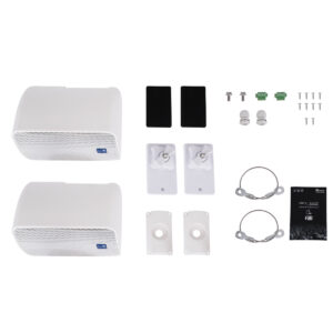 GloboStar® FDB ES104WT 98001 Facilities Speaker – Παθητικό Ηχείο Εγκαταστάσεων Επιτοίχιο με Μετασχηματιστή 100V & 16Ω – 40W RMS (160W Peak) – 1 x 4″ Inches LF & 1 x 0.8″ Inches HF – Αδιάβροχο IP65 – Λευκό – Μ14.1 x Π17 x Υ23cm – Ζεύγος