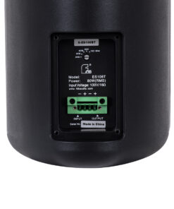 GloboStar® FDB ES106BT 98002 Facilities Speaker – Παθητικό Ηχείο Εγκαταστάσεων Επιτοίχιο με Μετασχηματιστή 100V & 16Ω – 80W RMS (320W Peak) – 1 x 6″ Inches LF & 1 x 1″ Inches HF – Αδιάβροχο IP65 – Μαύρο – Μ18.2 x Π22.4 x Υ36.2cm – Ζεύγος