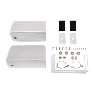 GloboStar® FDB ES106WT 98003 Facilities Speaker – Παθητικό Ηχείο Εγκαταστάσεων Επιτοίχιο με Μετασχηματιστή 100V & 16Ω – 80W RMS (320W Peak) – 1 x 6″ Inches LF & 1 x 1″ Inches HF – Αδιάβροχο IP65 – Λευκό – Μ18.2 x Π22.4 x Υ36.2cm – Ζεύγος