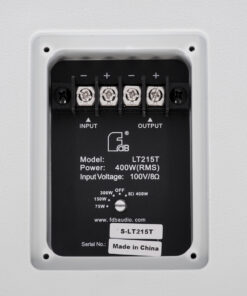 GloboStar® FDB LT215T 98010 Facilities Speaker – Παθητικό Ηχείο Εγκαταστάσεων Επιτοίχιο με Μετασχηματιστή 100V & 8Ω – 400W RMS (1600W Peak) – 1 x 15″ Inches LF & 1 x 1.4″ Inches HF – Αδιάβροχο IP56 – Λευκό – Μ49.9 x Π52 x Υ50cm