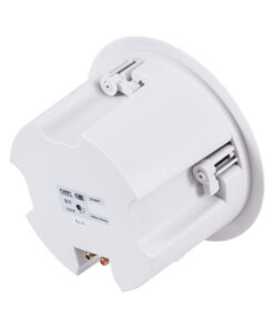 GloboStar® FDB C600T 98012 Facilities Speaker – Παθητικό Ηχείο Εγκαταστάσεων Χωνευτό Οροφής με Μετασχηματιστή 100V & 8Ω – 40W RMS (80W Peak) – 1 x 6″ Inches LF & 1 x 1″ Inches HF – IP20 – Λευκό – Φ24 x Υ15.3cm