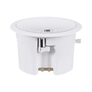 GloboStar® FDB C600T 98012 Facilities Speaker – Παθητικό Ηχείο Εγκαταστάσεων Χωνευτό Οροφής με Μετασχηματιστή 100V & 8Ω – 40W RMS (80W Peak) – 1 x 6″ Inches LF & 1 x 1″ Inches HF –  IP20 – Λευκό – Φ24 x Υ15.3cm
