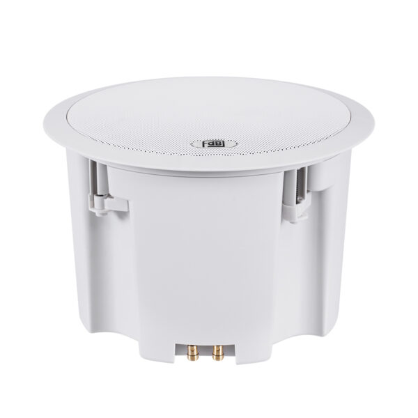 GloboStar® FDB C800T 98013 Facilities Speaker – Παθητικό Ηχείο Εγκαταστάσεων Χωνευτό Οροφής με Μετασχηματιστή 100V & 8Ω – 50W RMS (100W Peak) – 1 x 8″ Inches LF & 1 x 1″ Inches HF –  IP20 – Λευκό – Φ28 x Υ19.1cm