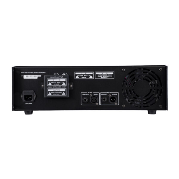 GloboStar® FDB CA1000 98016 Power Amplifier – Επαγγελματικός Ενισχυτής Ηχείων Εγκαταστάσεων 100V – Frequency Response 60Hz-20Khz – AC 220V/50-60Hz – 1000W/4Ω – IP20 – Μαύρο – Μ48.5 x Π45.5 x Υ13.2cm