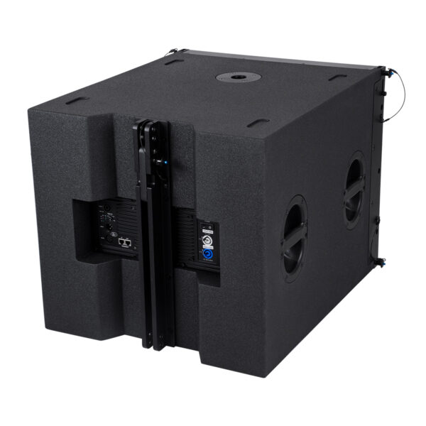 GloboStar® FDB DLA118BAS 98018 PA Speaker – Ενεργό Αυτοενισχυόμενο Subwoofer Line Array Κρεμαστό & Επιδαπέδιο με Ψηφιακό Ενισχυτή SA2.68 AC 220V/50-60Hz – 900W RMS/4Ω + 600W RMS/4Ω (2400W Peak) – 1 x 18″ Inches LF – IP20 – Μαύρο – Μ56 x Π68.2 x Υ52cm