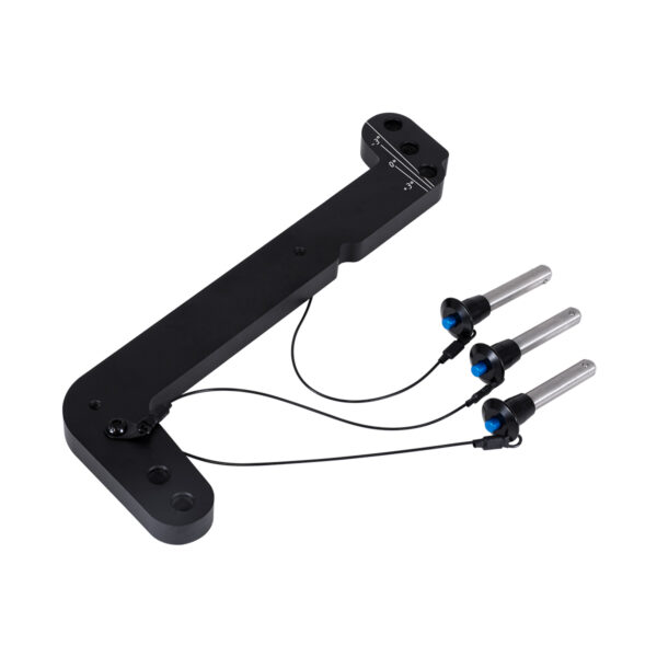 GloboStar® FDB DLA208-RF+CP 98019 Hanging Line Array Speaker Base – Βάση Ηχείου με Κρεμαστικό Σύστημα για Line Array DLA208 & DLA118BAS – Ρυθμιζόμενες Μοίρες & Fast Clips System – Μαύρο – Μ56.2 x Π73.3 x Υ7.8cm