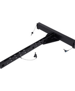 GloboStar® FDB DLA208-RF+CP 98019 Hanging Line Array Speaker Base – Βάση Ηχείου με Κρεμαστικό Σύστημα για Line Array DLA208 & DLA118BAS – Ρυθμιζόμενες Μοίρες & Fast Clips System – Μαύρο – Μ56.2 x Π73.3 x Υ7.8cm