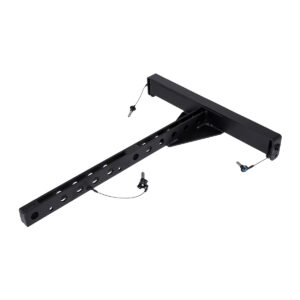 GloboStar® FDB DLA208-RF+CP 98019 Hanging Line Array Speaker Base – Βάση Ηχείου με Κρεμαστικό Σύστημα για Line Array DLA208 & DLA118BAS – Ρυθμιζόμενες Μοίρες & Fast Clips System – Μαύρο – Μ56.2 x Π73.3 x Υ7.8cm