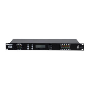 GloboStar® FDB US2403 98020 Audio Processor – Επαγγελματικός Επεξεργαστής Ήχου 2in & 4out – 32-bit DSP SHARC Processor – Frequency Response 20Hz-20Khz DR115DBu – AC 220V/50-60Hz – IP20 – Μαύρο – Μ48.2 x Π20.5 x Υ4.4cm