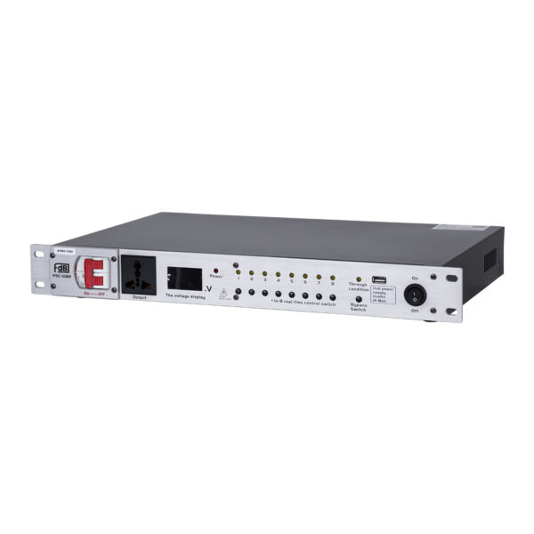 GloboStar® FDB PSC-1082 98022 Power Sequence Controller – Επαγγελματικός Ελεγκτής Ακολουθίας Ισχύος Power Management SMT Technology – USB Charger – RS232 Control Interface/RS485 Cascade – AC 85~265V/40-60Hz 60Α – IP20 – Ασημί – Μ48.3 x Π28 x Υ5.5cm