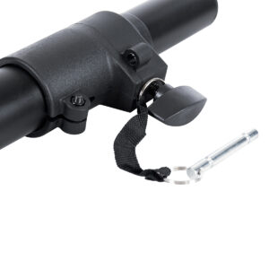 GloboStar® FDB K803-FLPL 98026 Speaker Base Flexible Adjustable Pole – Βάση Ηχείου Ρυθμιζόμενος Σωλήνας για Τοποθέτηση Συστήματος Κολωνάτων Ηχείων K803 με K112BAS – IP20 – Μαύρο – min Φ3.5 x Υ62cm – max Φ3.5 x Υ97cm – Ζεύγος