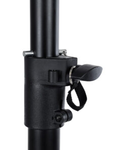 GloboStar® FDB K803-FLPL 98026 Speaker Base Flexible Adjustable Pole – Βάση Ηχείου Ρυθμιζόμενος Σωλήνας για Τοποθέτηση Συστήματος Κολωνάτων Ηχείων K803 με K112BAS – IP20 – Μαύρο – min Φ3.5 x Υ62cm – max Φ3.5 x Υ97cm – Ζεύγος