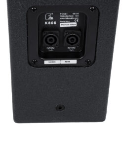 GloboStar® FDB K806 98027 PA Speaker – Παθητικό Ηχείο Column Κολωνάτο Επιτοίχιο & Επιδαπέδιο 6Ω – 480W RMS (1920W Peak) – 6 x 6″ Inches Mid & 2 x 1.7″ Inches HF – IP20 – Μαύρο – Μ15.8 x Π24.2 x Υ129cm