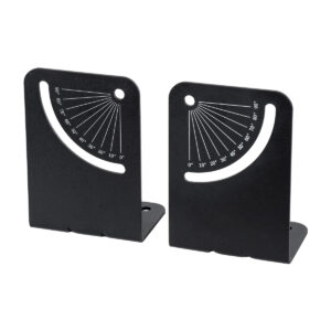GloboStar® FDB K803-WB7 98029 Speaker Base Wall Bracket – Επιτοίχια Ρυθμιζόμενη Βάση Ηχείου για Τοποθέτηση Συστήματος Κολωνάτων Ηχείων K803 – IP20 – Μαύρο – Μ10 x Π8 x Υ14.5cm – Ζεύγος