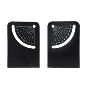 GloboStar® FDB K803-WB7 98029 Speaker Base Wall Bracket – Επιτοίχια Ρυθμιζόμενη Βάση Ηχείου για Τοποθέτηση Συστήματος Κολωνάτων Ηχείων K803 – IP20 – Μαύρο – Μ10 x Π8 x Υ14.5cm – Ζεύγος