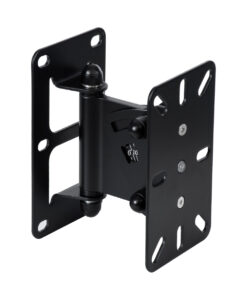 GloboStar® FDB K806-WB2 98030 Speaker Base Wall Bracket – Επιτοίχια Ρυθμιζόμενη Βάση Ηχείου για Τοποθέτηση Συστήματος Κολωνάτων Ηχείων K806 – IP20 – Μαύρο – Μ9.5 x Π11.5 x Υ16cm – Ζεύγος