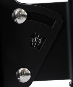 GloboStar® FDB K806-WB2 98030 Speaker Base Wall Bracket – Επιτοίχια Ρυθμιζόμενη Βάση Ηχείου για Τοποθέτηση Συστήματος Κολωνάτων Ηχείων K806 – IP20 – Μαύρο – Μ9.5 x Π11.5 x Υ16cm – Ζεύγος