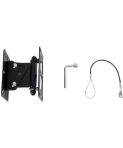 GloboStar® FDB K806-WB2 98030 Speaker Base Wall Bracket – Επιτοίχια Ρυθμιζόμενη Βάση Ηχείου για Τοποθέτηση Συστήματος Κολωνάτων Ηχείων K806 – IP20 – Μαύρο – Μ9.5 x Π11.5 x Υ16cm – Ζεύγος