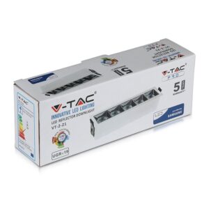 LED Φωτιστικό Χωνευτό 20W CRI>90 V-TAC PRO Samsung Chip 12° 1600lm Φυσικό 4000K – 980