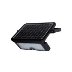 Προβολέας LED Ηλιακός 10W Φυσικό 4000K Μαύρο Σώμα με Ανιχνευτή Κίνησης V-TAC – 9869