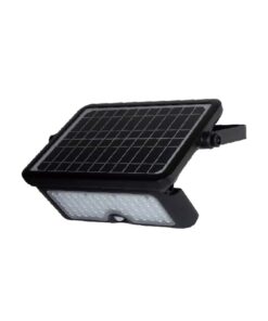 Προβολέας LED Ηλιακός 10W Φυσικό 4000K Μαύρο Σώμα με Ανιχνευτή Κίνησης V-TAC – 9869