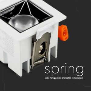 LED Φωτιστικό Χωνευτό 4W CRI>90 V-TAC PRO Samsung Chip 38° 320lm Ψυχρό 5700K – 985