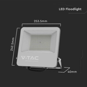 Προβολέας LED Samsung chip 100W 6500K Μαύρου Χρώματος IP65 V-TAC – 8846