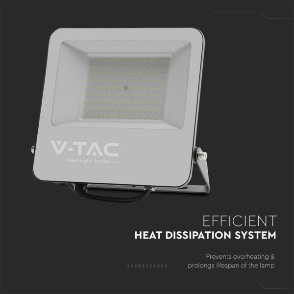 Προβολέας LED Samsung chip 100W 6500K Μαύρου Χρώματος IP65 V-TAC – 8846