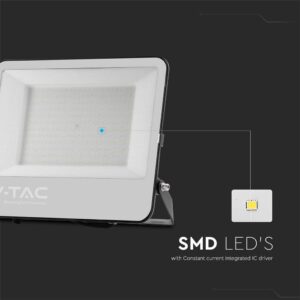 Προβολέας LED Samsung chip 200W 6500K Μαύρου Χρώματος IP65 V-TAC – 8849