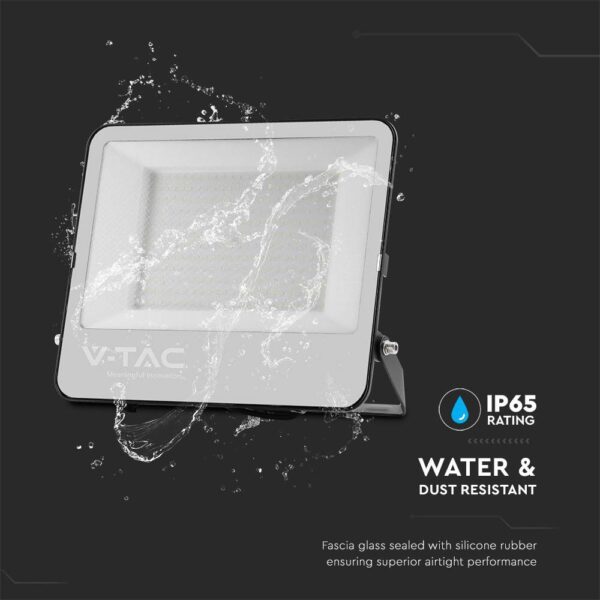 Προβολέας LED Samsung chip 200W 6500K Μαύρου Χρώματος IP65 V-TAC – 8849