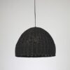 ΦΩΤΙΣΤΙΚΟ ΚΡΕΜΑΣΤΟ ΜΟΝΟΦΩΤΟ Ε27 RATTAN ΜΑΥΡΟ EUROLAMP – 144-33024