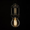 GloboStar® 99005 Λάμπα LED Long Filament E27 G45 Γλομπάκι 5W 500lm 360° AC 220-240V IP20 Φ4.5 x Υ7.5cm Θερμό Λευκό 2700K με Διάφανο Γυαλί – Dimmable – 3 Years Warranty