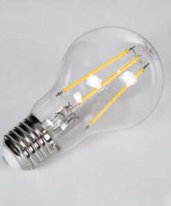 GloboStar® 99008 Λάμπα LED Long Filament E27 A60 Γλόμπος 10W 1000lm 360° AC 220-240V IP20 Φ6 x Υ10.5cm Θερμό Λευκό 2700K με Διάφανο Γυαλί – Dimmable – 3 Years Warranty