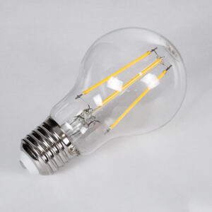 GloboStar® 99008 Λάμπα LED Long Filament E27 A60 Γλόμπος 10W 1000lm 360° AC 220-240V IP20 Φ6 x Υ10.5cm Θερμό Λευκό 2700K με Διάφανο Γυαλί – Dimmable – 3 Years Warranty