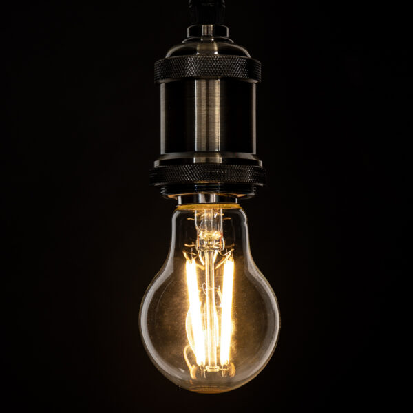 GloboStar® 99008 Λάμπα LED Long Filament E27 A60 Γλόμπος 10W 1000lm 360° AC 220-240V IP20 Φ6 x Υ10.5cm Θερμό Λευκό 2700K με Διάφανο Γυαλί – Dimmable – 3 Years Warranty