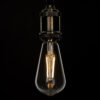 GloboStar® 99016 Λάμπα LED Long Filament E27 ST64 Αχλάδι 8W 800lm 360° AC 220-240V IP20 Φ6.4 x Υ14cm Θερμό Λευκό 2700K με Διάφανο Γυαλί – Dimmable – 3 Years Warranty