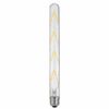 GloboStar® 99020 Λάμπα E27 T30 Σωλήνας LED FILAMENT 8W 880 lm 320° AC 85-265V Edison Retro με Διάφανο Γυαλί Θερμό Λευκό 2700 K Dimmable