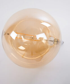 GloboStar® 99030 Λάμπα LED Long Filament E27 G380 ORBITAL Γλόμπος 10W 800lm 360° AC 220-240V IP20 Φ38 x Υ55cm Ultra Θερμό Λευκό 2200K με Μελί Γυαλί – Dimmable – 3 Years Warranty – The Bigger Bulb in Greece