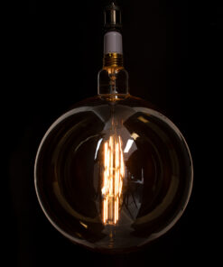 GloboStar® 99030 Λάμπα LED Long Filament E27 G380 ORBITAL Γλόμπος 10W 800lm 360° AC 220-240V IP20 Φ38 x Υ55cm Ultra Θερμό Λευκό 2200K με Μελί Γυαλί – Dimmable – 3 Years Warranty – The Bigger Bulb in Greece